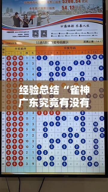 经验总结“雀神广东究竟有没有挂	”可以辅助