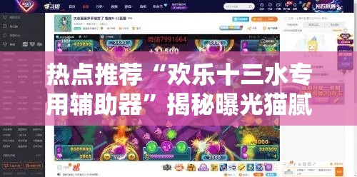 热点推荐“欢乐十三水专用辅助器	”揭秘曝光猫腻