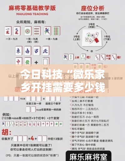 今日科技“微乐家乡开挂需要多少钱”详细开挂方法