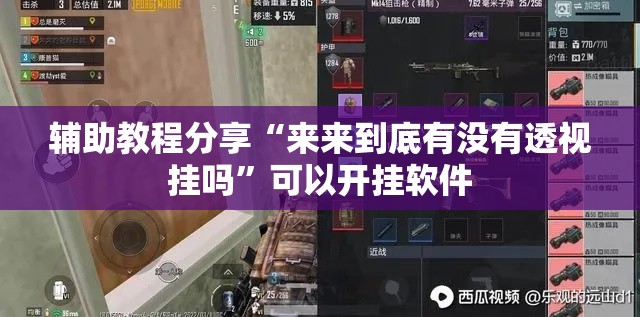 辅助教程分享“来来到底有没有透视挂吗	”可以开挂软件