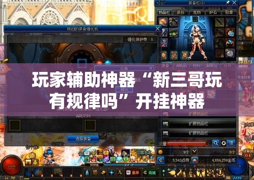 玩家辅助神器“新三哥玩有规律吗”开挂神器