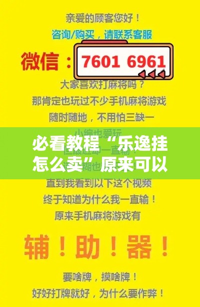 必看教程“乐逸挂怎么卖”原来可以开挂