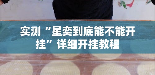 实测“星奕到底能不能开挂”详细开挂教程
