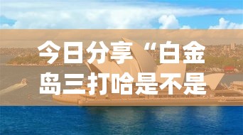 今日分享“白金岛三打哈是不是有挂吗”(其实有挂)