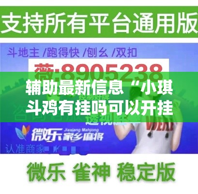 辅助最新信息“小琪斗鸡有挂吗可以开挂的	”真的有挂