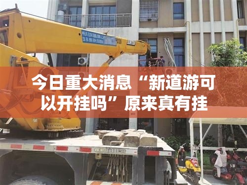 今日重大消息“新道游可以开挂吗”原来真有挂
