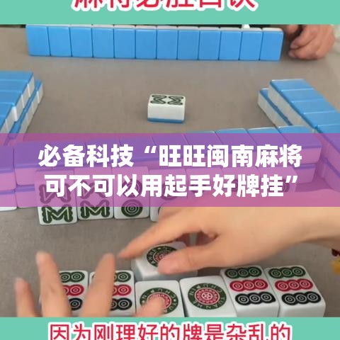 必备科技“旺旺闽南麻将可不可以用起手好牌挂”确实是有挂的