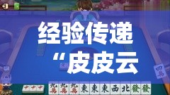 经验传递“皮皮云南麻将原来有挂”玩家必备神器