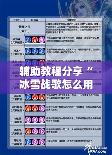 辅助教程分享“冰雪战歌怎么用挂事实上确实有挂 辅助教程分享“冰雪战歌怎么用挂事实上确实有挂