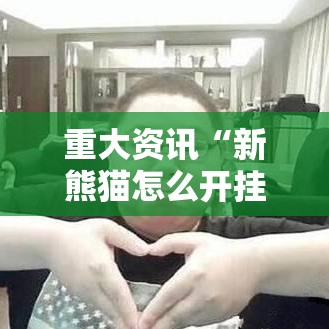 重大资讯“新熊猫怎么开挂是真的吗”可以开挂软件