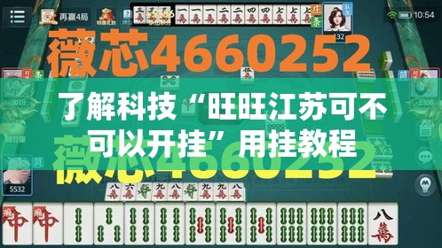 了解科技“旺旺江苏可不可以开挂”用挂教程