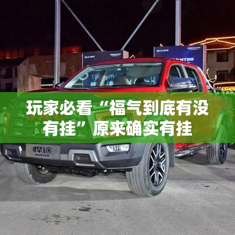 玩家必看“福气到底有没有挂”原来确实有挂