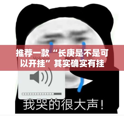 推荐一款“长庚是不是可以开挂	”其实确实有挂