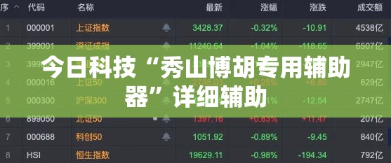 今日科技“秀山博胡专用辅助器”详细辅助