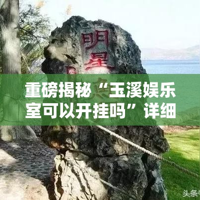 重磅揭秘“玉溪娱乐室可以开挂吗”详细开挂教程