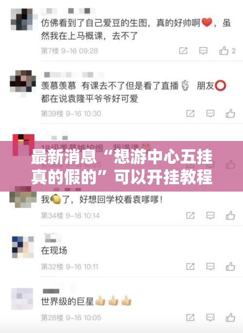 最新消息“想游中心五挂真的假的”可以开挂教程