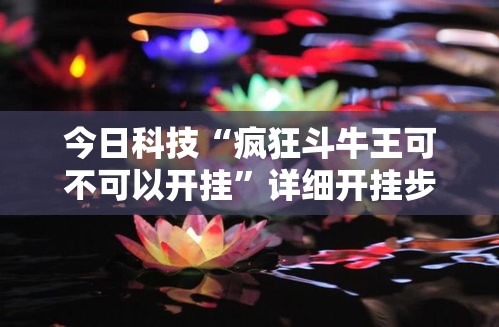 今日科技“疯狂斗牛王可不可以开挂”详细开挂步骤