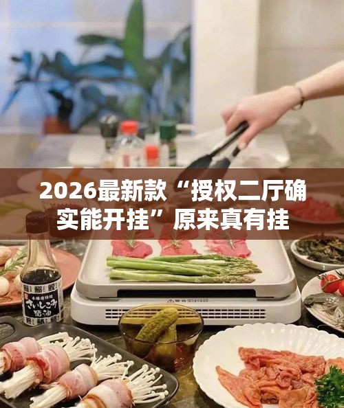 2026最新款“授权二厅确实能开挂”原来真有挂