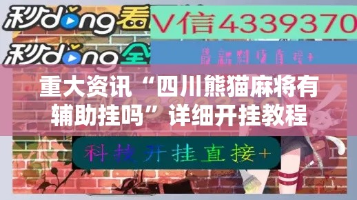 重大资讯“四川熊猫麻将有辅助挂吗”详细开挂教程