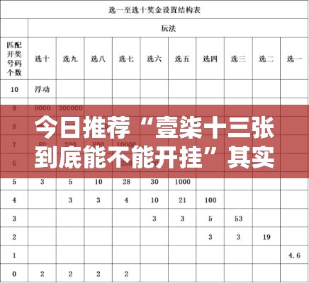 今日推荐“壹柒十三张到底能不能开挂”其实确实有挂