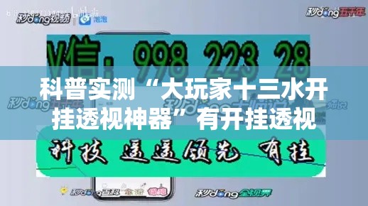 科普实测“大玩家十三水开挂透视神器”有开挂透视