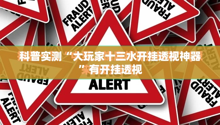科普实测“大玩家十三水开挂透视神器”有开挂透视