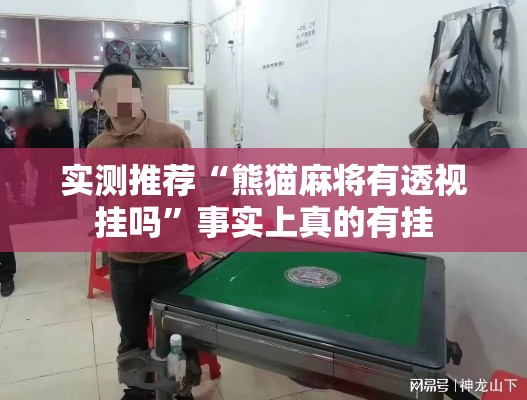 实测推荐“熊猫麻将有透视挂吗	”事实上真的有挂