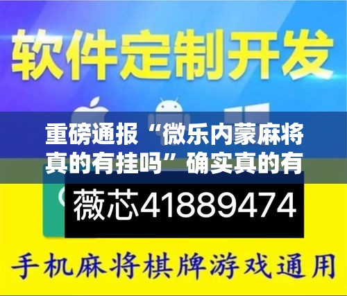 重磅通报“微乐内蒙麻将真的有挂吗	”确实真的有挂