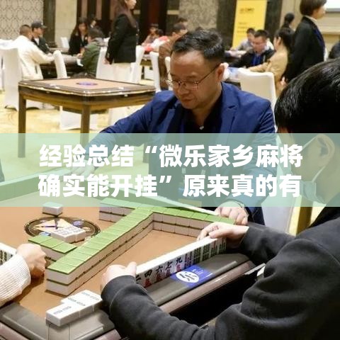 经验总结“微乐家乡麻将确实能开挂”原来真的有挂