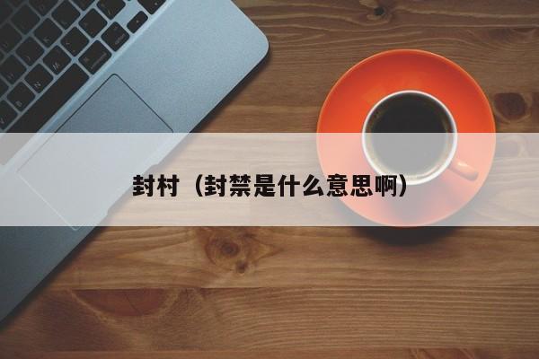 封村（封禁是什么意思啊）