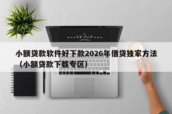 小额贷款软件好下款2026年借贷独家方法（小额贷款下载专区）