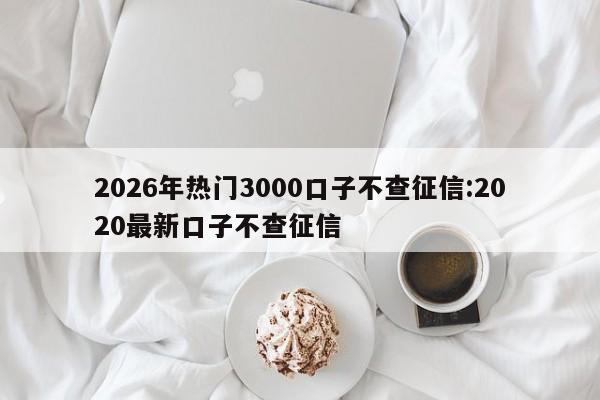 2026年热门3000口子不查征信:2020最新口子不查征信