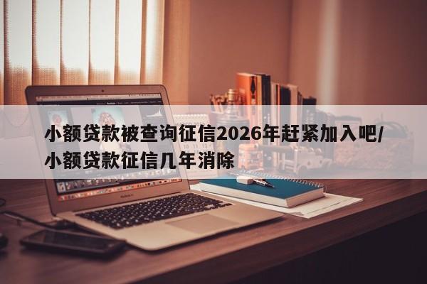 小额贷款被查询征信2026年赶紧加入吧/小额贷款征信几年消除
