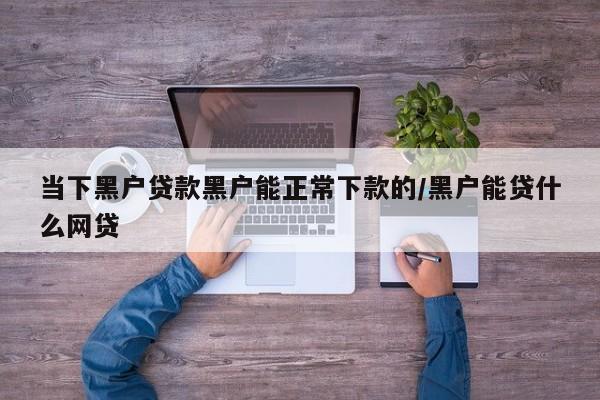当下黑户贷款黑户能正常下款的/黑户能贷什么网贷