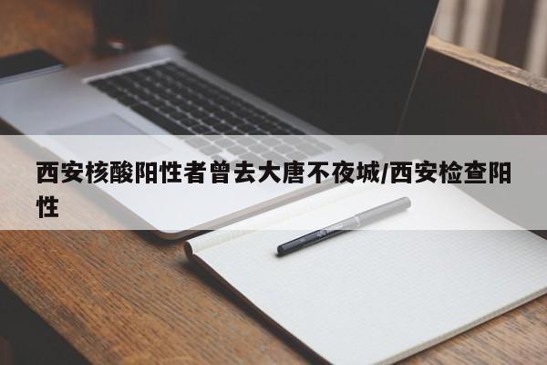 西安核酸阳性者曾去大唐不夜城/西安检查阳性